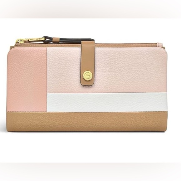 NWT Radley London Provence Street Patchwork Large Leather Bifold Matinee Purse